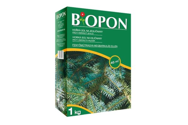 Biopon növénytáp- Fenyőműtrágya megbarnulás ellen granulátum 1kg