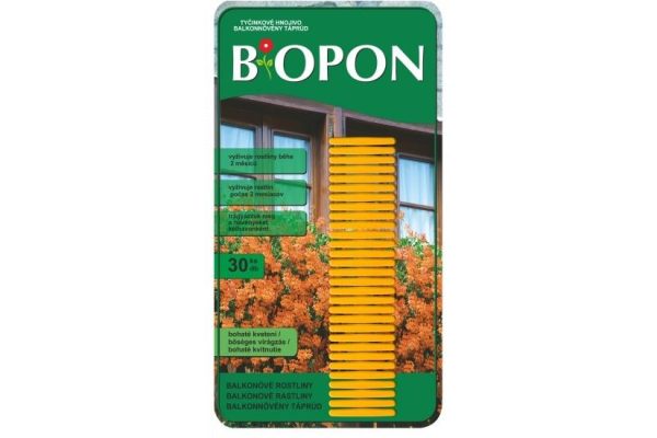Biopon táprúd- Balkönnövények 30 db/csomag