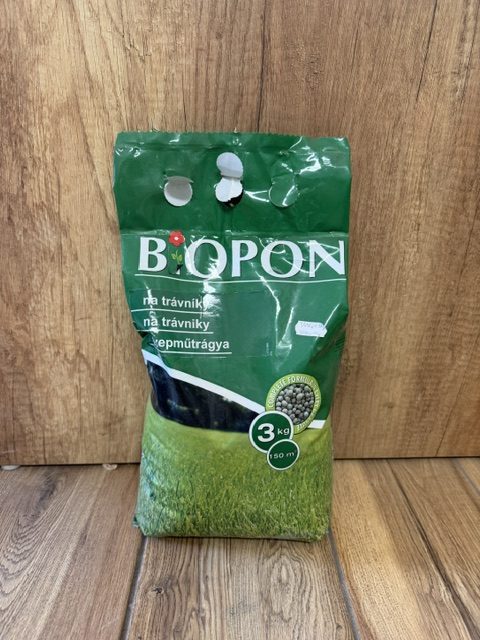 Biopon növénytáp- Gyepműtrágya GYOM-STOP műtrágya granulátum 3 kg
