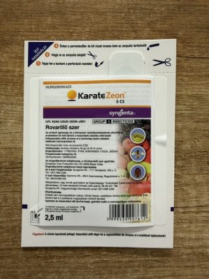 Karate Zeon 5CS 2,5ml- rovarölő permetezőszer