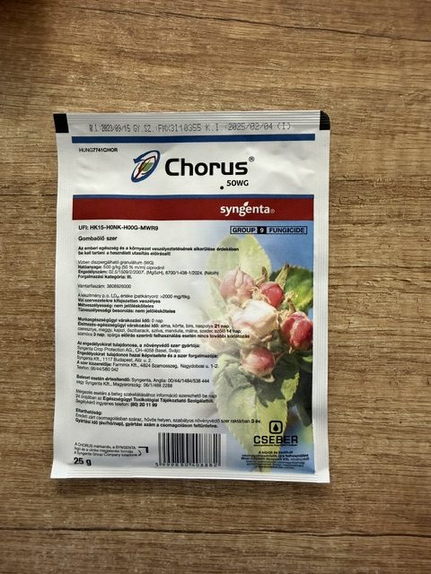 Chorus 50 WG 25 gr- gombaölő permetezőszer