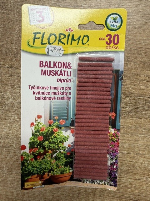 Florimo Balkon és muskátli táprúd 30db/cs - Image 2