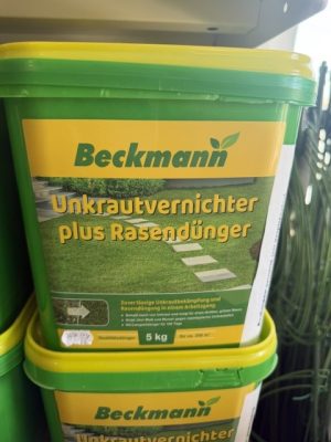Beckmann Unkrautvernichter plus Rasendünger ásványi gyepműtrágya 5 kg