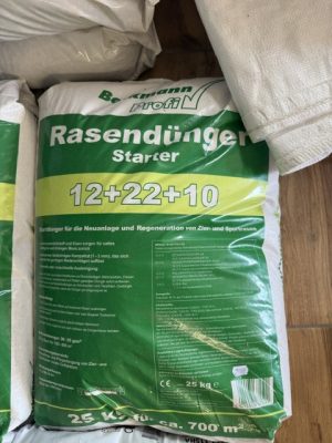 Beckmann Rasendünger 12+22+10 Gyepműtrágya 25 kg
