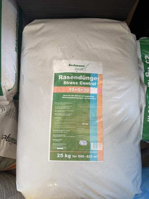 Beckmann Rasendünger Stress Control Gyepműtrágya 10+5+20 25 kg