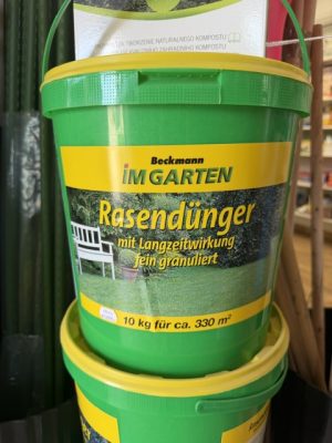 Beckmann Rasendünger szerves-minerális gyors műtrágya, hosszú hatással 10 kg