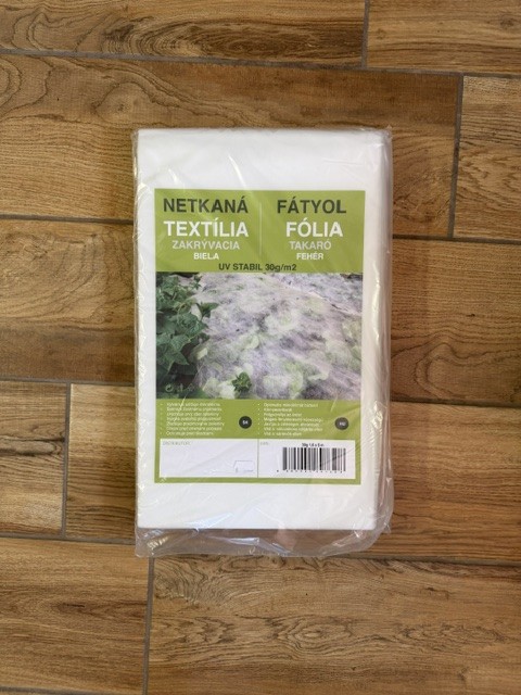 Fátyolfólia fehér 30 gr/m2 1,6 x 5 m