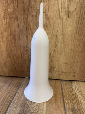 Temetői váza Leszúrható Fehér 25 cm