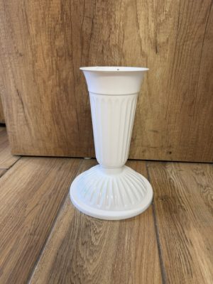 Temetői virágváza Nehezített Fehér 25 cm
