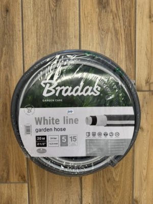Bradas locsoló tömlő /White Line-szürke/ 1/2″ 20m