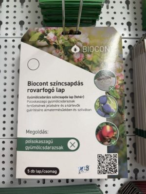 Biocont színcsapdás rovarfogó lapok 5 db lap / cs /fehér/