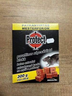Protect paraffinos rágcsálóirtó blokk 300g