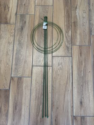 Növénytámasz 3 karó + 4 karika 90 cm