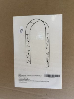 Rózsakapu íves, oldaldísszel 114*37*230 cm