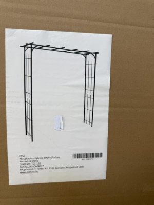 Rózsakapu szögletes 200*50*200 cm