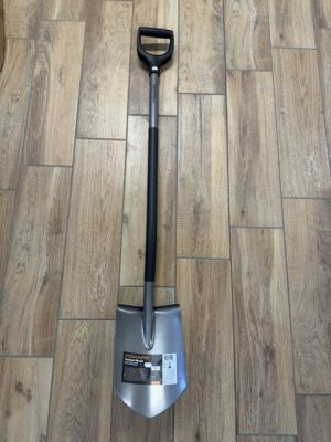 Fiskars Ergonomic ásó, hegyes, szürke /1067511/