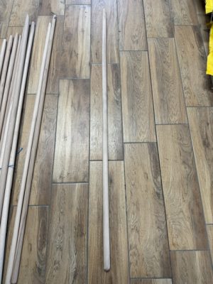 Kapa nyél, villás, bükk 120 cm