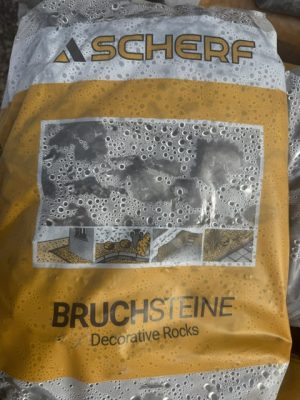 Scherf Schieferplattchen Graphit-Schwarz - palalemez, grafitfekete 30-70 mm 20 Kg